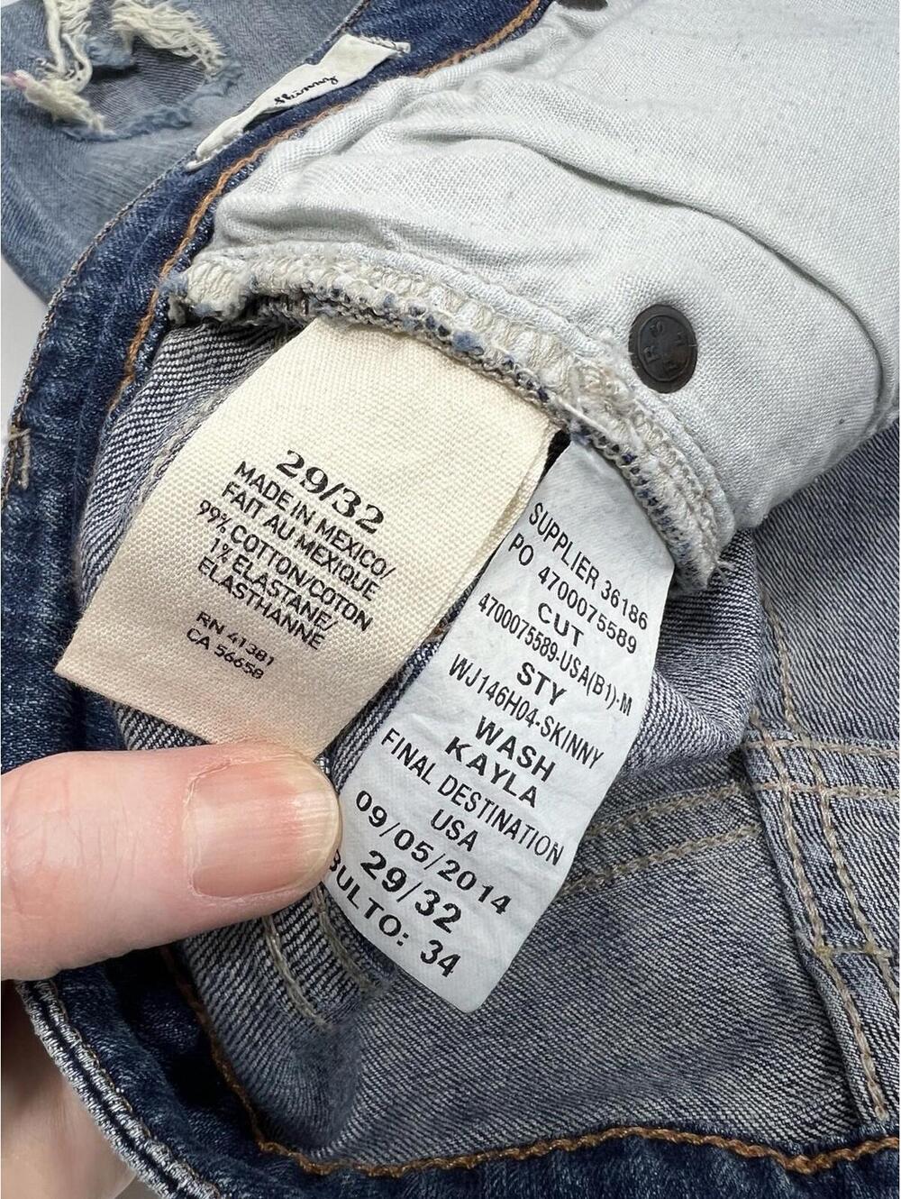 Ralph Lauren Denim & Supply Polo Jeans Kayla Skinny Sz 29x32 New - Picture 6 of 7